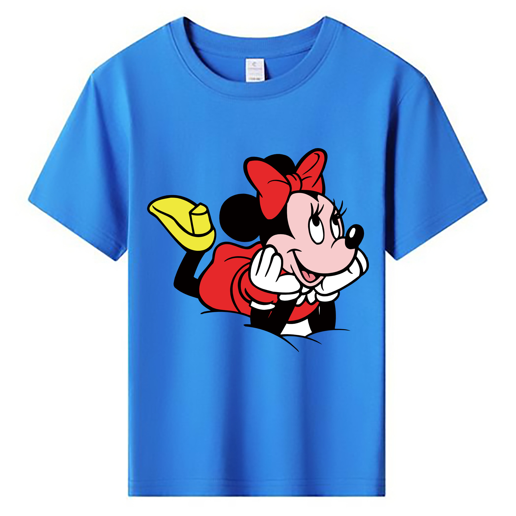 ミッキーマウス Mickey Mouse 綿100％キッズTシャツ（フロントプリント）